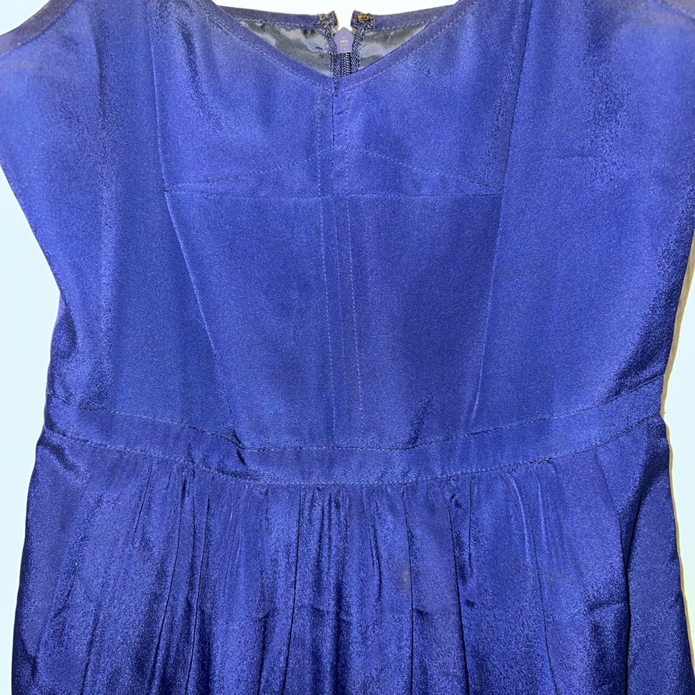J. Crew Elegant Blue Dress